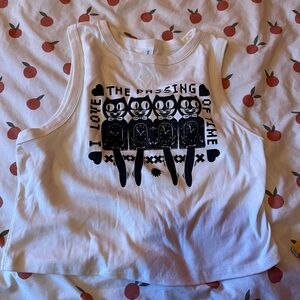 Graphic Cropped Tank from Indie Print Studio 2x